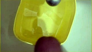 Bela masturbates with big black cock toy