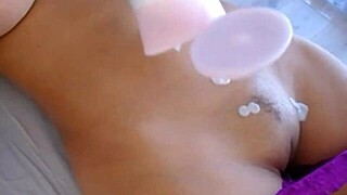 Why Is This Sexy Asian Girl Lotioning Her Body So Slowly?