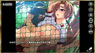 japanese hentai scene with ma chao in wild gym action. erotic anime unfolds with steamy moves