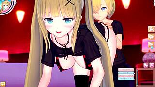 Feel the passion in this 3D hentai with big tits gal Eleanor in various positions