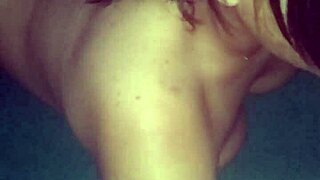 Mixed young ebony slut sucking black cock in deepthroat interracial blowjob