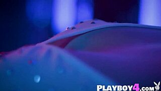 sexy blonde milf kenna james does a passionate striptease revealing her amazing body to the babe