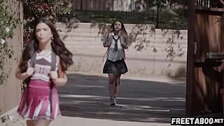 yo, cheerleader Jane Wilde, why you confronting lesbian stalker Gabbie Carter? full movie on freetaboo net
