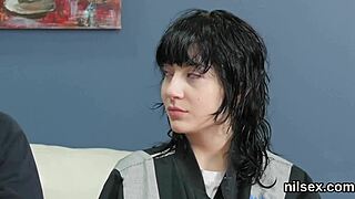 Wacky sweetie is brought into ass hole madhouse for awkward therapy