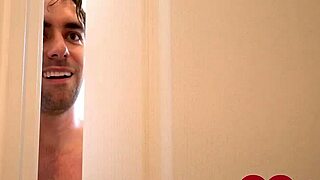 izzy lush gets boned hard in the kitchen by gay stud with big ass and tits