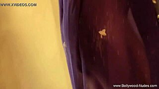 A sexy little Indian woman teases with her hands and mouth in an amateur video.