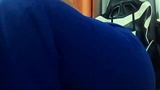 alone at home with my stepaunt, chatting casually