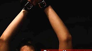 Sydney Cole and Olivia Lua in latex bondage domination.