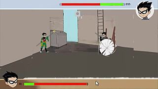 18Titans Episode 35 - Double Pussy Fuck In Anime Cartoon Game With Boobs And Big Tits!