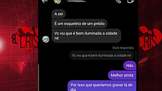 is cristina almeida fucking her african fan in the abandoned mansion by the sea?