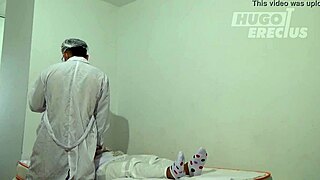 Getting the covid vaccine from the doctor in the hospital setting.