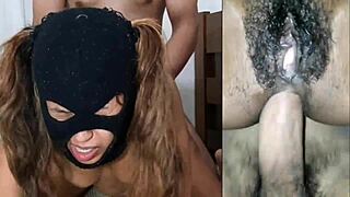 little latina takes it deep in the ass, loving every thrust