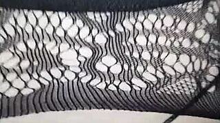 desiresexy1910 bent over for intense doggy cumshot in retro blue film