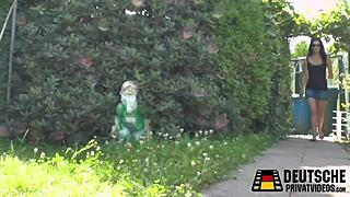 I watch this one-armed milf get fucked