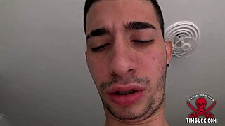 Uncut Cock Deepthroat With Gagging And Choking.