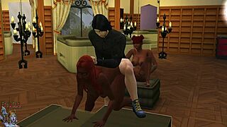 i joined a threesome with brunettes sucking cock