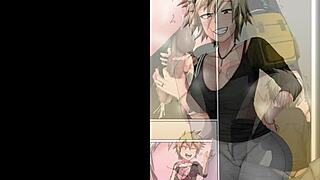 bakugou mama gets sucked and fucked in my hero academia hd