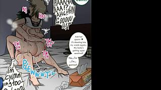 bakugou mama gets sucked and fucked in my hero academia hd