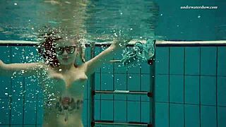 why is dasha naked underwater in the shower, getting all wet?