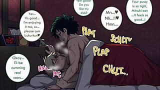 bakugou mama gets sucked and fucked in my hero academia hd