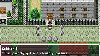 He fucks a milf and her daughter at the same time in geezer hero rpg part 5