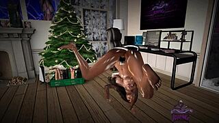 Home Alone Dancing Female Version with Big Ass and Tits!