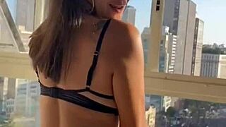 I love Sandy Cortez, that gorgeous latina milf outdoors.