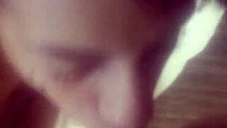 mia gives a real escort blowjob in this casual scene