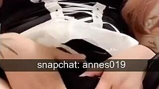 teen amateur masturbates her pussy with small dildo