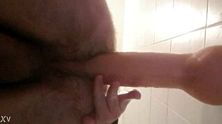 I fuck my ass with john holmes dildo while masturbating intensely