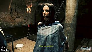 Femdom Mistress Uses Dildo for Intense Anal Gaping Session