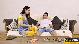 i drilled my sexy ginger sis after she lost several bets to me