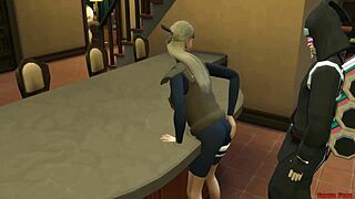 gaara bangs temari in kitchen naruto hentai group