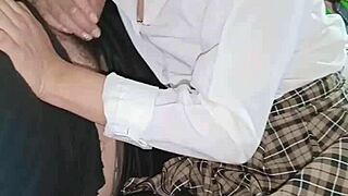 Helping My Petite Argentinian Student Pass with Intense Action