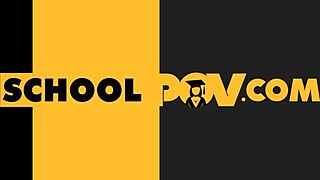 virgin teen alyssa bounty gets introduced to sex by cherry kiss in pov.