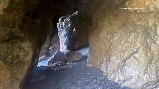 suck my cock on this gay beach