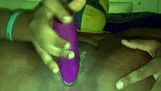 horny slut fucks pussy and asshole with toy in craving desire palace