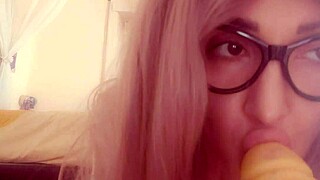 Watch me get excited and splashed on glasses