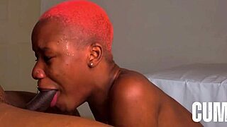 slim ebony sucked dick after club dancing