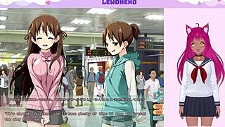 Japanese virtual YouTuber plays erotic games and masturbates