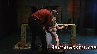 cristi ann, that hot teen blonde with big tits, is dominating on webcam in bdsm session.