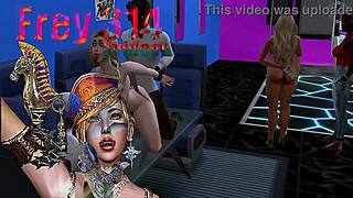 Dancing the night away in a disco with passion and energy