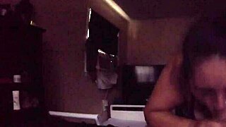 She sucks my cock and swallows cum