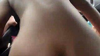Curvy neighborhood beauty POV car sex