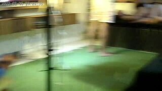 Latina prostitute in massage house gets wild with interracial action