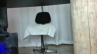 Bored At Work? Masturbate In Stockings And Boots!