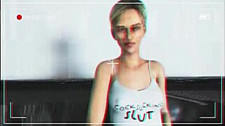 Cybil Bennett Sucks A Big Cock In This Provocative 3D Scene, Teasing With Her Skills