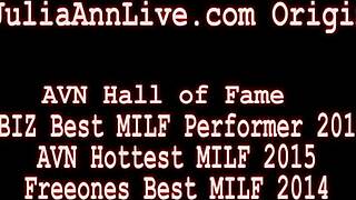 hot milf julia ann gives blowjob with her girlfriend