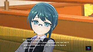 magicami - red hood bad wolf girl explores outdoor public cartoon world