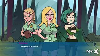 I am hiking in the mountains, hearing strange sounds from Camp Pinewood